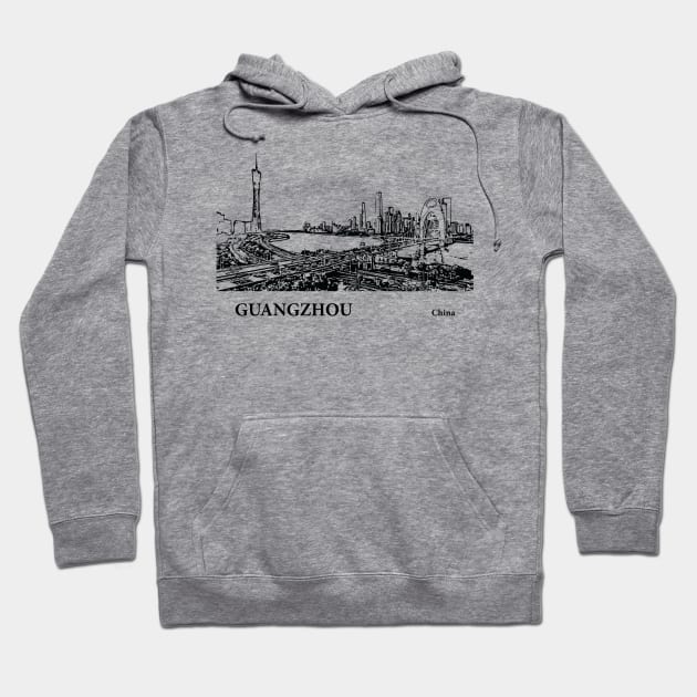 Guangzhou - China Hoodie by Lakeric